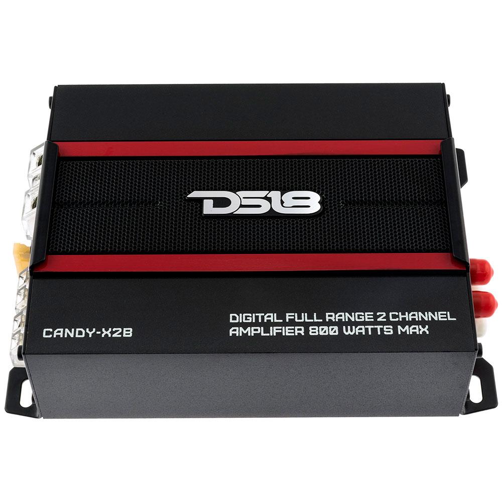 DS18 CANDY-X2B CANDY 2-Channel Compact Full-Range Class D 800W Amplifier